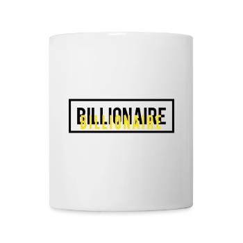 Billionaire Motivation Text Design - Mug - white - Front