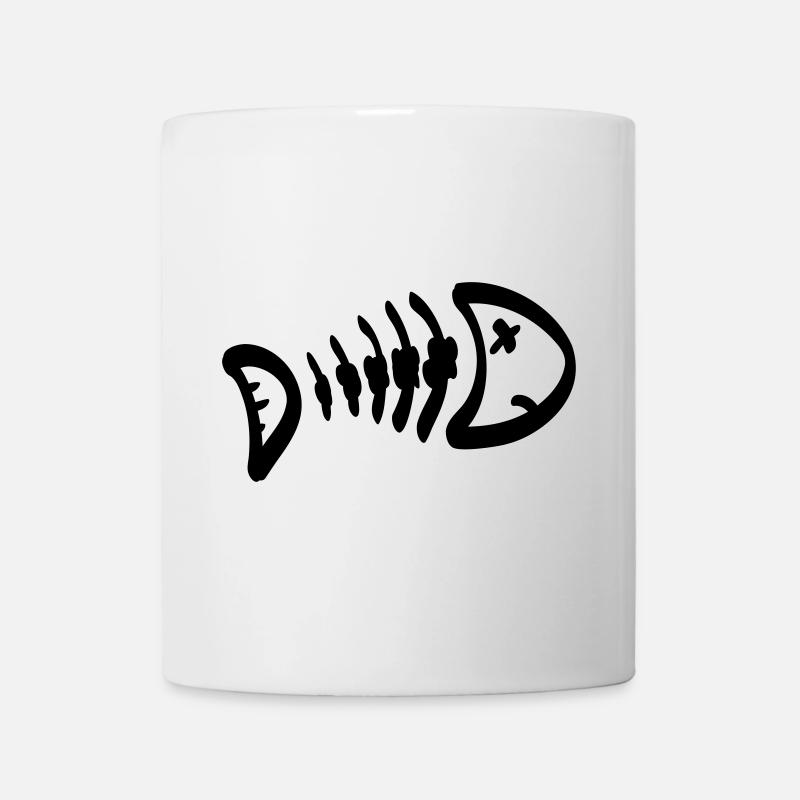 Fish Bone Sketch - SVG image - Mug - white