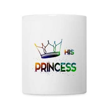 His Princess - Tasse - Weiß - Vorne