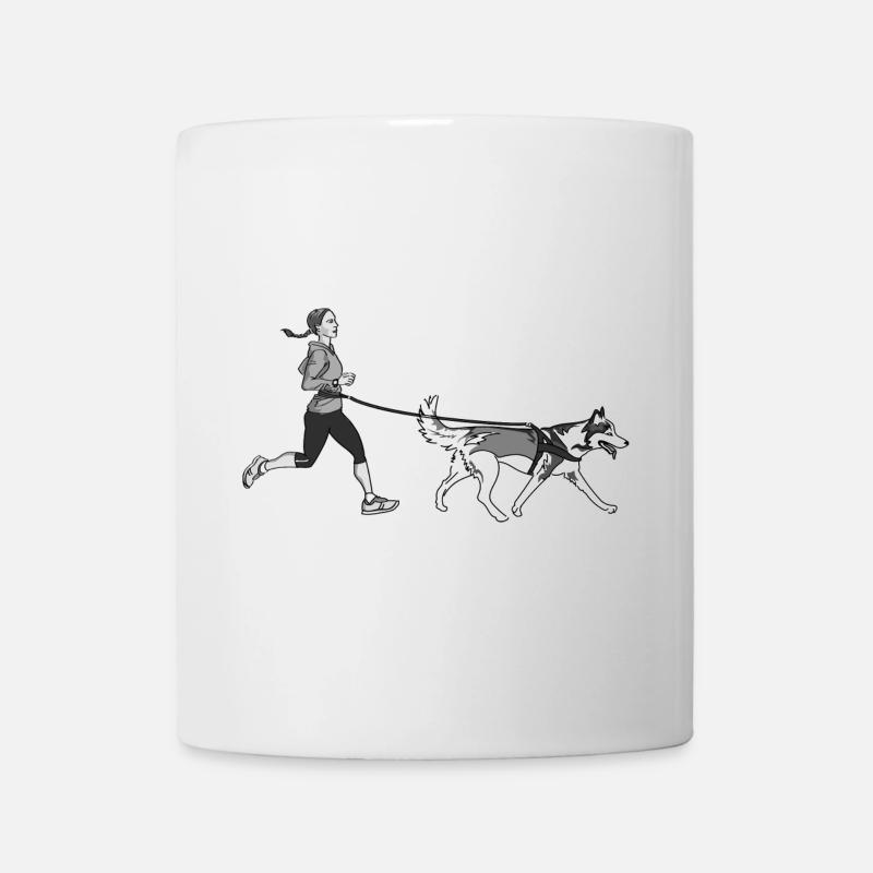 Canicross - Mug blanc - blanc