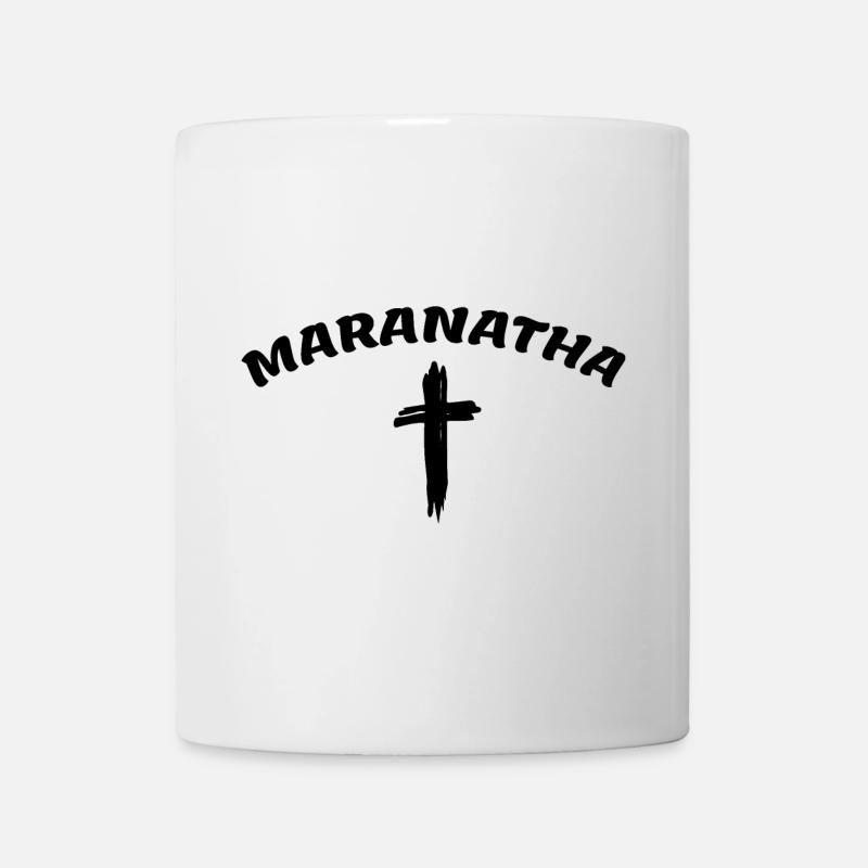 Maranatha Jesus kommt bald! Geschenk Geschenkidee - Tasse - Weiß