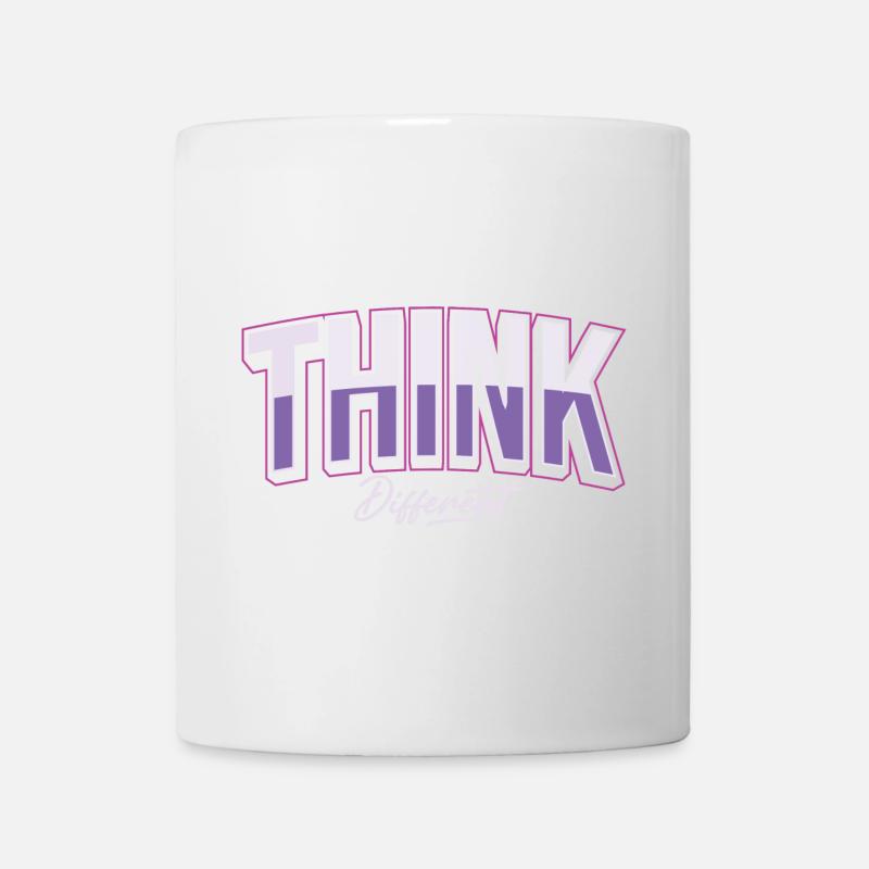 Penser différemment - Mug blanc - blanc