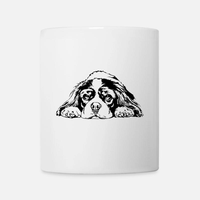 CAVALIER KING CHARLES SPANIEL Hunde Hund Wilsigns - Tasse - Weiß
