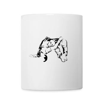 backflip somersault freerunner parkour Sport Athlete - Mug blanc - blanc - Devant
