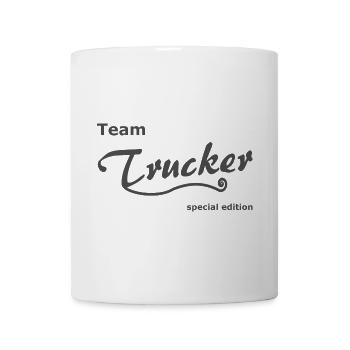 Trucker Team - Tasse - Weiß - Vorne