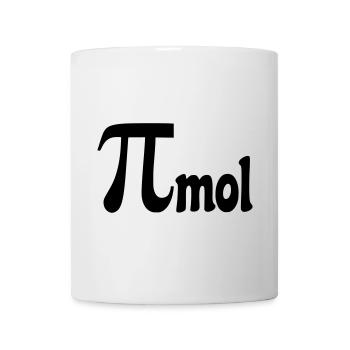Pi mole pour les mathématiciens, les nerds chimie nombre # - Mug blanc - blanc - Devant