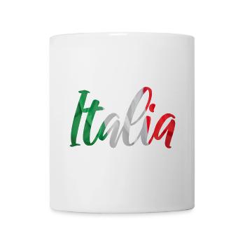 Italia Ribbon Flag Colors - Mug - white - Front
