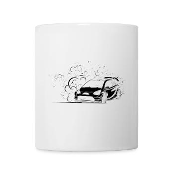 Team Rally Offroad Auto Symbol Illustration Logo - Tasse - Weiß - Vorne
