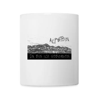 ALPSTEIN - Da bin ich geboren - Schweiz - Tasse - Weiß - Vorne