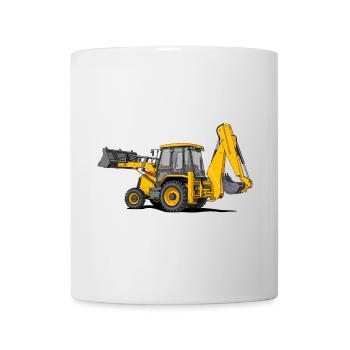 Tractor Loader - Mug - white - Front