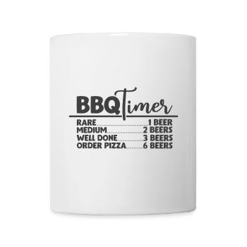 BBQ Timer Grill Saying Design - Mug - white - Front