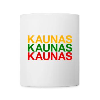 KAUNAS Lithuania Flag Litauen - Tasse - Weiß - Vorne