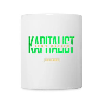 Kapitalist Team Aktien - Tasse - Weiß - Vorne