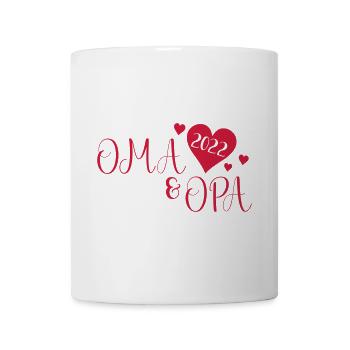Oma und Opa 2022 - Tasse - Weiß - Vorne