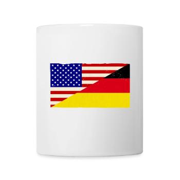 Germany and USA Vintage Flag - Mug - white - Front