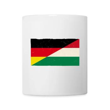 Germany and Hungary Vintage Flag - Mug - white - Front
