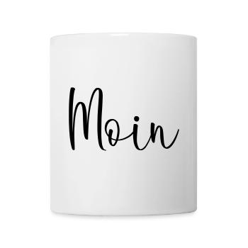 Moin sagen - Tasse - Weiß - Vorne