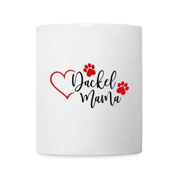 Dackel Mama - Tasse - Weiß - Vorne