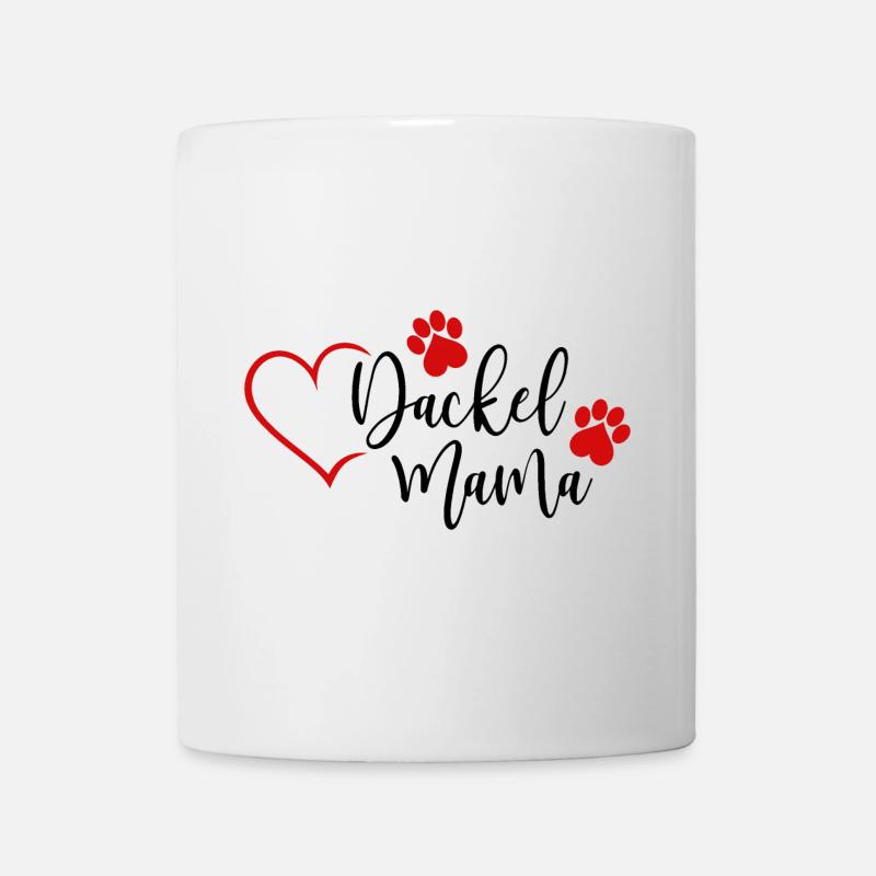Dackel Mama - Tasse - Weiß