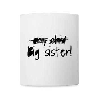 Große Schwester - Tasse - Weiß - Vorne