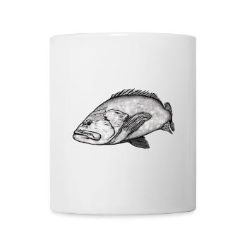 Mérou - Mug blanc - blanc - Devant