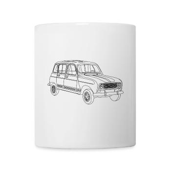 Der 4L - Tasse - Weiß - Vorne