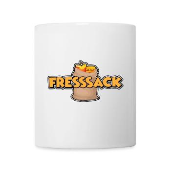 Fresssack - Tasse - Weiß - Vorne