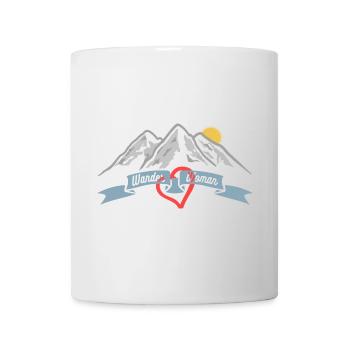 Frauen Wanderwoman Geschenk T-Shirt zum wandern - Tasse - Weiß - Vorne