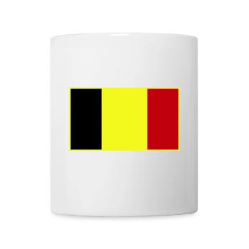 Anpassbare dreifarbige Flagge - Tasse - Weiß - Vorne