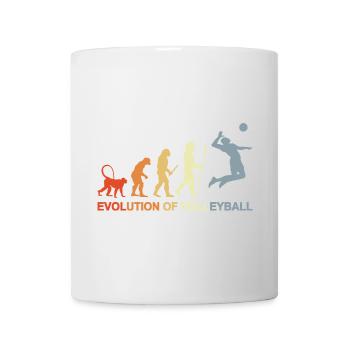 Evolution eines Volleyballspielers - Tasse - Weiß - Vorne