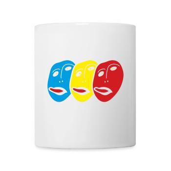 Ecce Homo fait face à la langue Moquerie sarcastique - Mug blanc - blanc - Devant