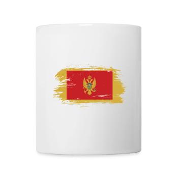Montenegro Vintage Flagge - Tasse - Weiß - Vorne