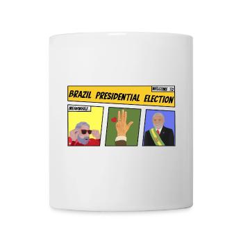 Präsidentschaftswahl in Brasilien - Tasse - Weiß - Vorne