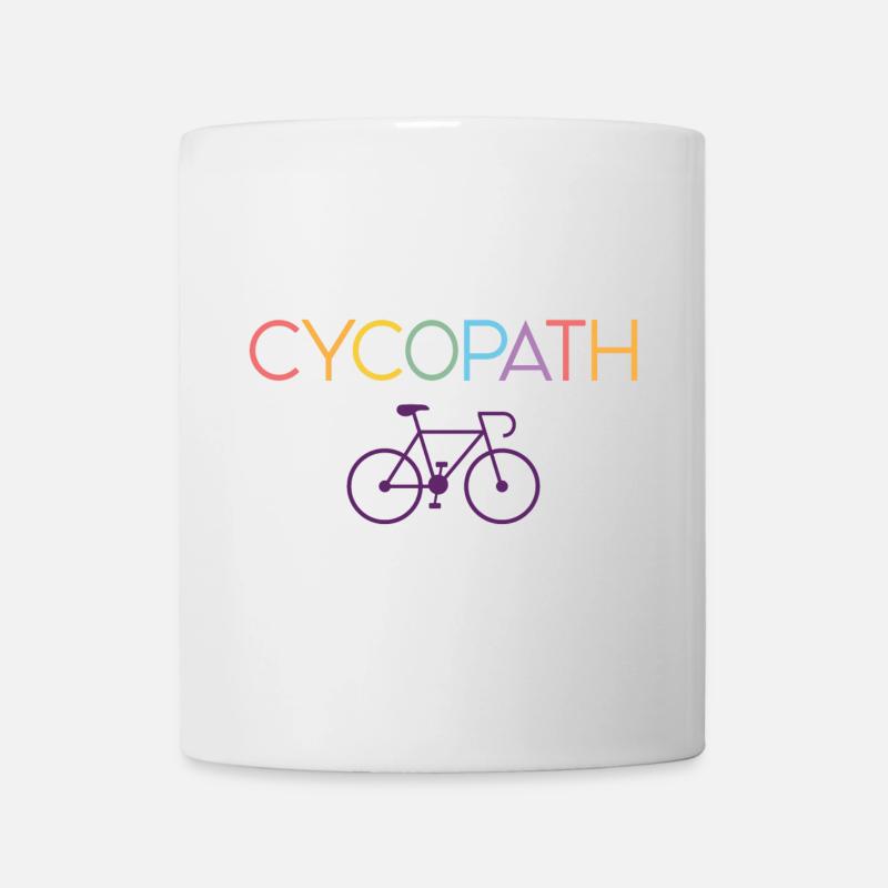 Geschenke für Radfahrer – Cycopath - Tasse - Weiß