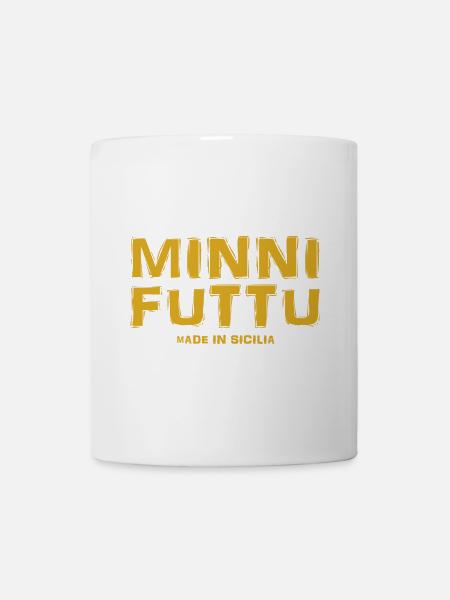 Sicile t-shirt minni futtu t-shirt sicilien - Mug blanc - blanc