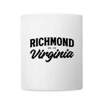 Richmond Virginia Lettering - Mug - white - Front