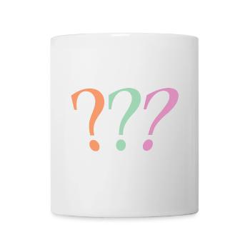 Question mark - Mug - white - Front