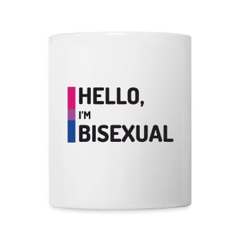 Hallo, ich bin bisexuell - Tasse - Weiß - Vorne