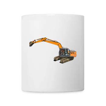 Bucket excavator intervenes - Mug - white - Front