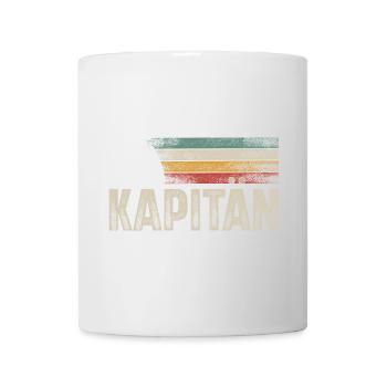 Kapitän Retro Vintage - Tasse - Weiß - Vorne