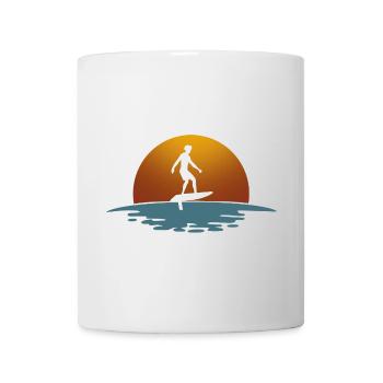 Hydrofoil Surfing Surf Surfer Hydrofoil Surfen - Mug - white - Front
