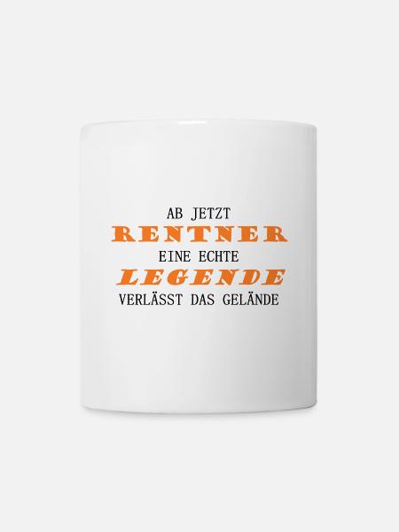 Rentner Legende - Tasse - Weiß