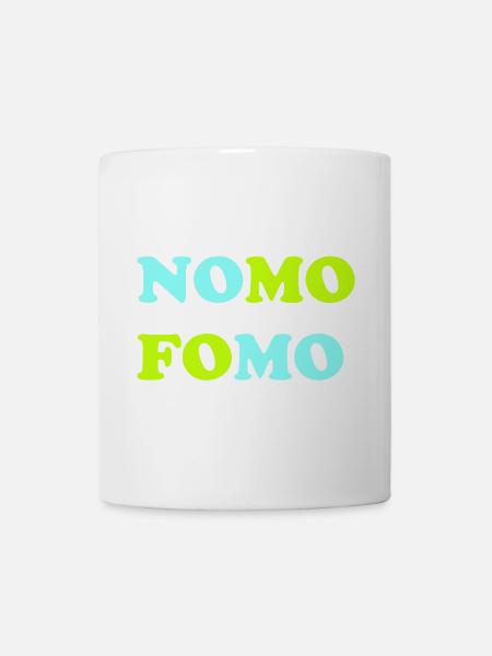 NOMO FOMO Neon Pop - Tasse - Weiß