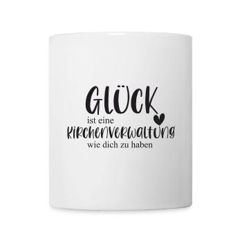 Kirchenverwaltun Kirche Ehrenamt Bedanken Geschenk - Tasse - Weiß - Vorne