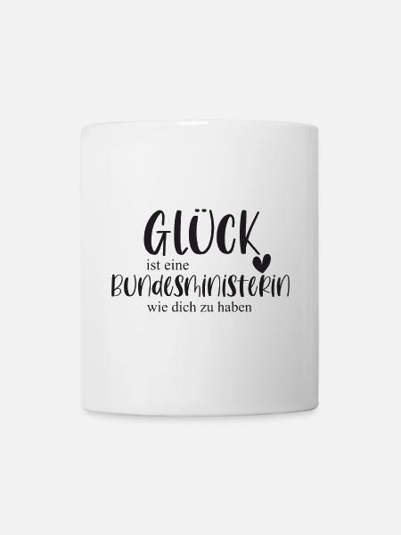 Bundesministerin Politik Geschenk Danke - Tasse - Weiß
