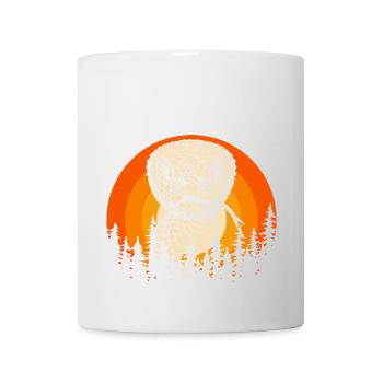 Serpent rétro vintage - Mug blanc - blanc - Devant