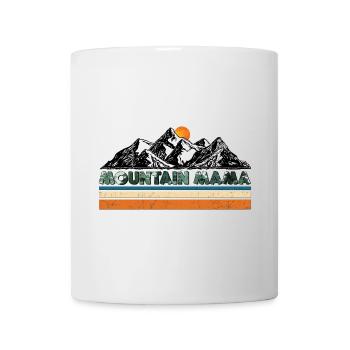 Berg Mama - Tasse - Weiß - Vorne