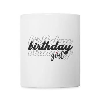 Birthday Girls Script with Heart - Mug - white - Front