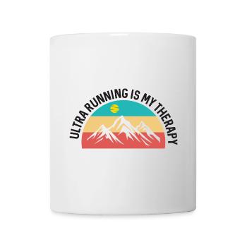 Ultra Running ist meine Therapie - Tasse - Weiß - Vorne