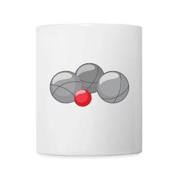 Boules de boules pour joueurs de bouler et de pétanque - Mug blanc - blanc - Devant